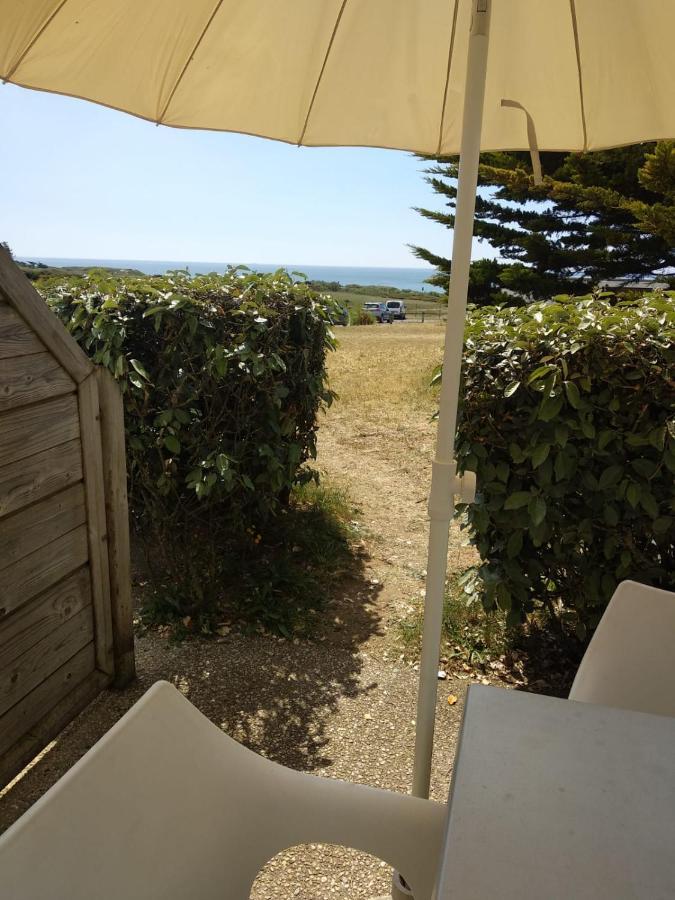 Charmant Logement Guidel Plage, Chambre Vue Mer, Piscine Chauffee Exterior foto